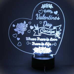 Acrylic LED Valentines light