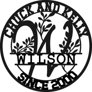 Metal Family Custom Sign