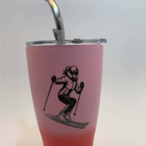 Laser engraved tumbler