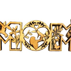 Mom layered laser cut