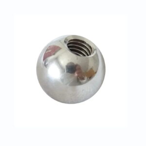 12mm M5 Threaded Steel Ball for lamp feet, jewelry boxes, bases, fixtures, and custom mechanical hardware.