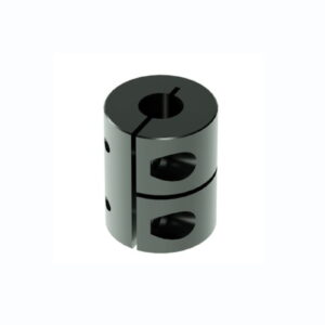 Black Rigid Coupler M5 M8 with 5mm and 8mm bores for shaft and lead screw assemblies