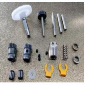BMG extruder components kit with black hardened steel gears