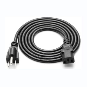 C13 Power Cord 1.5m with NEMA 5-15P plug and IEC C13 connector for electronics and power supplies
