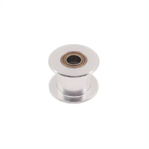 GT2 Smooth Idler Pulley with bearing, 5mm bore, 2mm pitch, and 9mm belt support for 3D printer and CNC motion systems.
