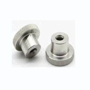 M4 Knurl Nut with 0.7mm thread pitch, DIN466 profile, and 304 stainless steel construction for 3D printers and hardware assemblies.