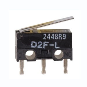 Omron D2F-L Microswitch with hinge lever actuator for compatible homing and limit switch applications
