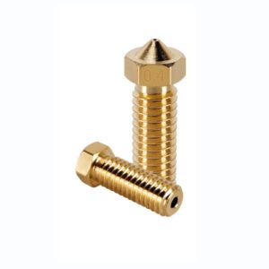 Volcano Brass Nozzles V6 for 1.75mm filament, E3D Volcano-style hotends, and high-flow everyday 3D printing.