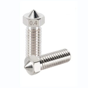 Volcano Stainless Steel Nozzle V6 for 1.75mm filament, E3D Volcano-style hotends, and high-flow everyday 3D printing.
